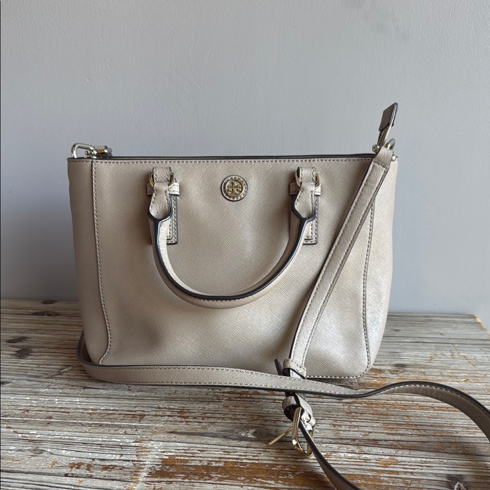 Tory Burch Taupe Crossbody